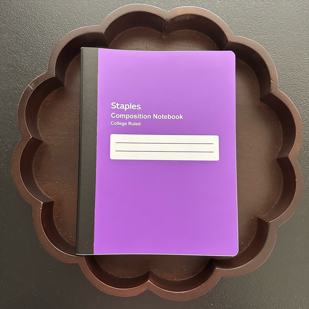 Staples ~ Purple Composition Notebook College Rules Set 5